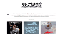 Desktop Screenshot of addictrecords.com